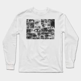 Eyes Collage Long Sleeve T-Shirt